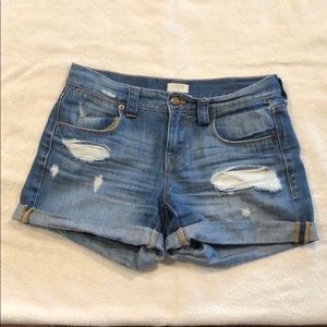 J Crew Jean Shorts Size 25